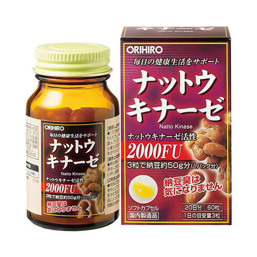 Thuốc Chống Đột Qụy Natto Kinase - Oriho Nhật Bản