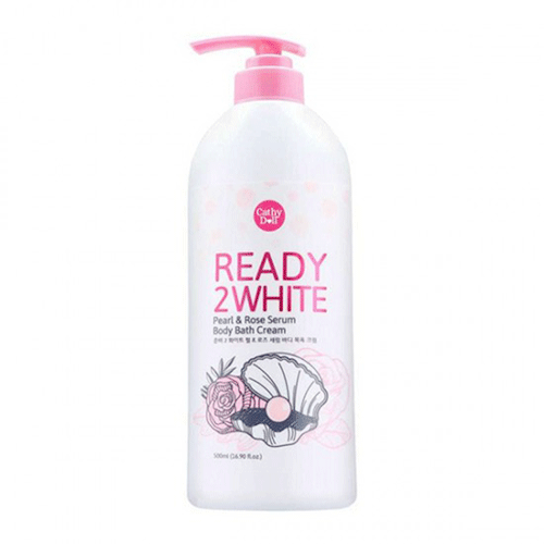 Sữa Tắm Trắng Da - Cathy Doll Ready 2 White Pearl & Rose Serum Body Bath Cream