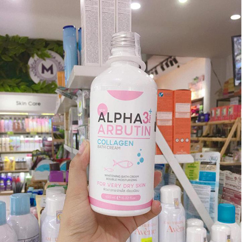 Sữa Tắm Trắng Da Alpha Arbutin 3+ Plus Collagen Bath Cream