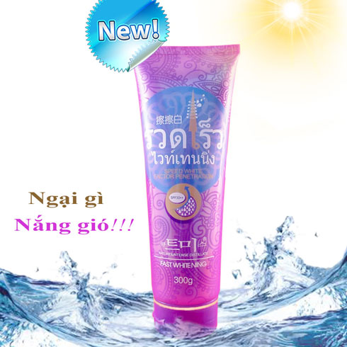Kem Dưỡng Trắng Makeup Body Tím Faylacis Fast Whitening
