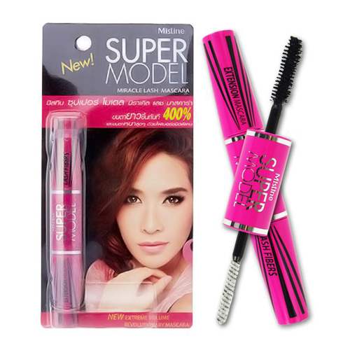 Mascara Chuốt Mi 2 Đầu Mistine Super Model Thái Lan