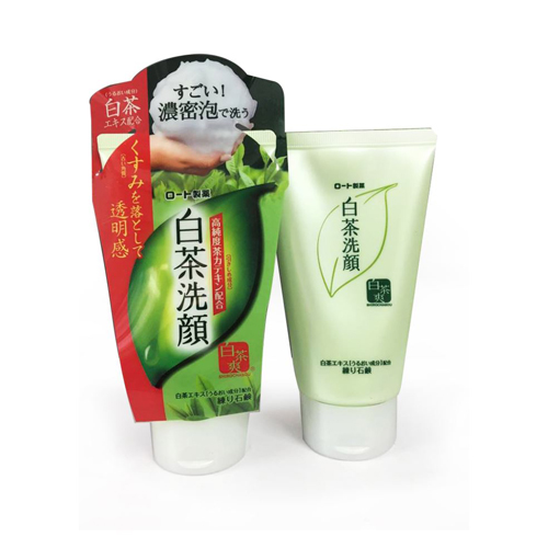 Sữa Rữa Mặt Rohto Shirochasou Green Tea Foam Nhật Bản 120g
