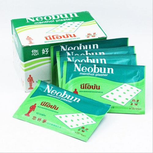 Miếng Dán Giảm Đau Neobun Menthol Plaster Thái Lan