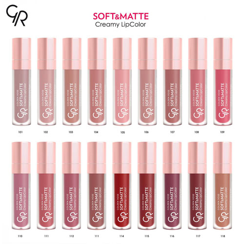 Son Kem Lì Golden Rose Soft & Matte Thổ Nhĩ Kỳ