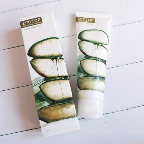 Sữa Rửa Mặt Lô Hội Ecotop Aloe Vera Foam Cleansing 120ml Hàn Quốc