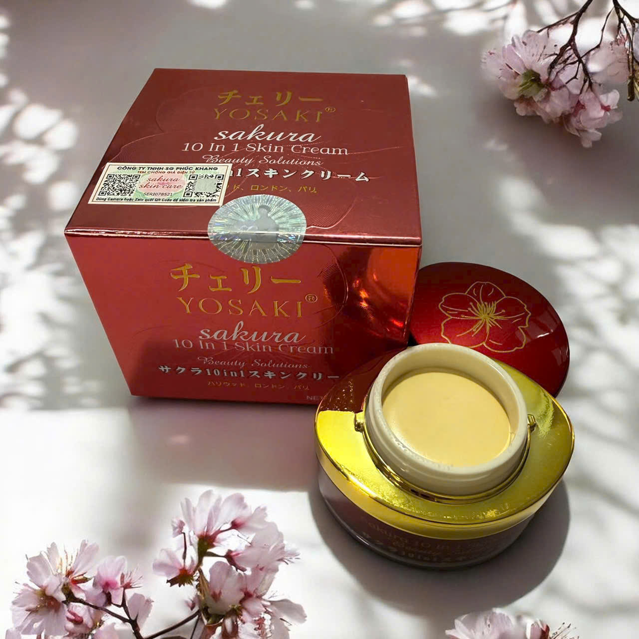 Kem Dưỡng Trắng Da Hoa Anh Đào Nhật Bản 15g