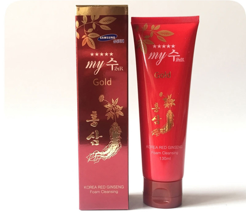 Sửa Rửa Mặt Hồng Sâm Đỏ My Gold Hàn Quốc