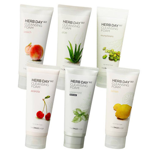 Sữa Rửa Mặt The Face Shop Herb Day 365 Cleansing Foam 100ml Hàn Quốc