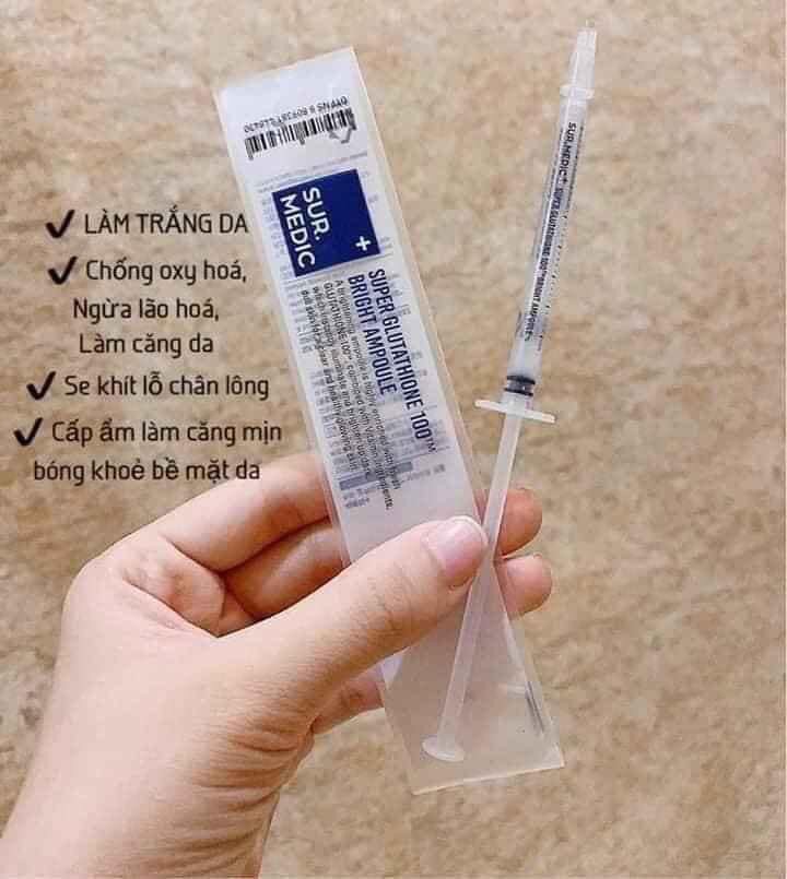 Tinh Chất Làm Trắng Neogen Sur.Medic + Super Glutathione 100 Bright Ampoule 1g Dưỡng Da Mặt-1