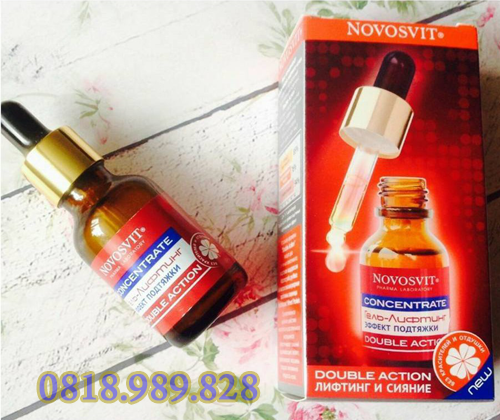 Serum Novosvit Concentrate Double Action Nga 25ml Dưỡng Da Mặt-1