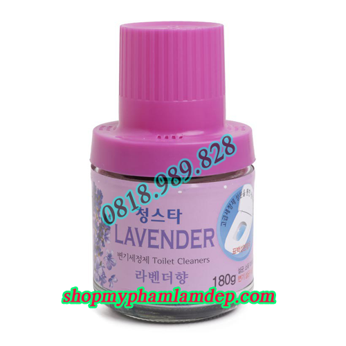 Cốc Thả Bồn Cầu Lavender Hàn Quốc 180g Làm đẹp-1