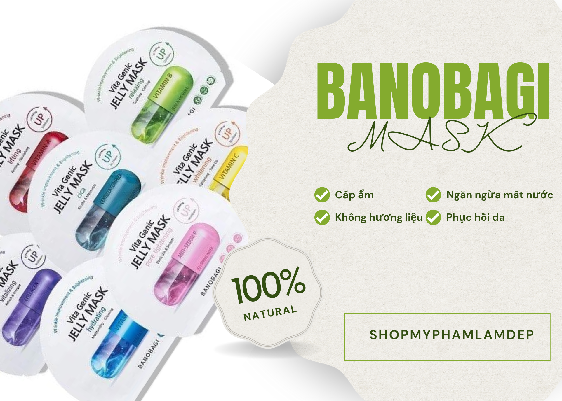 Mặt nạ Vita Genic Banobagi Hàn Quốc Mặt Nạ Dưỡng Da-1