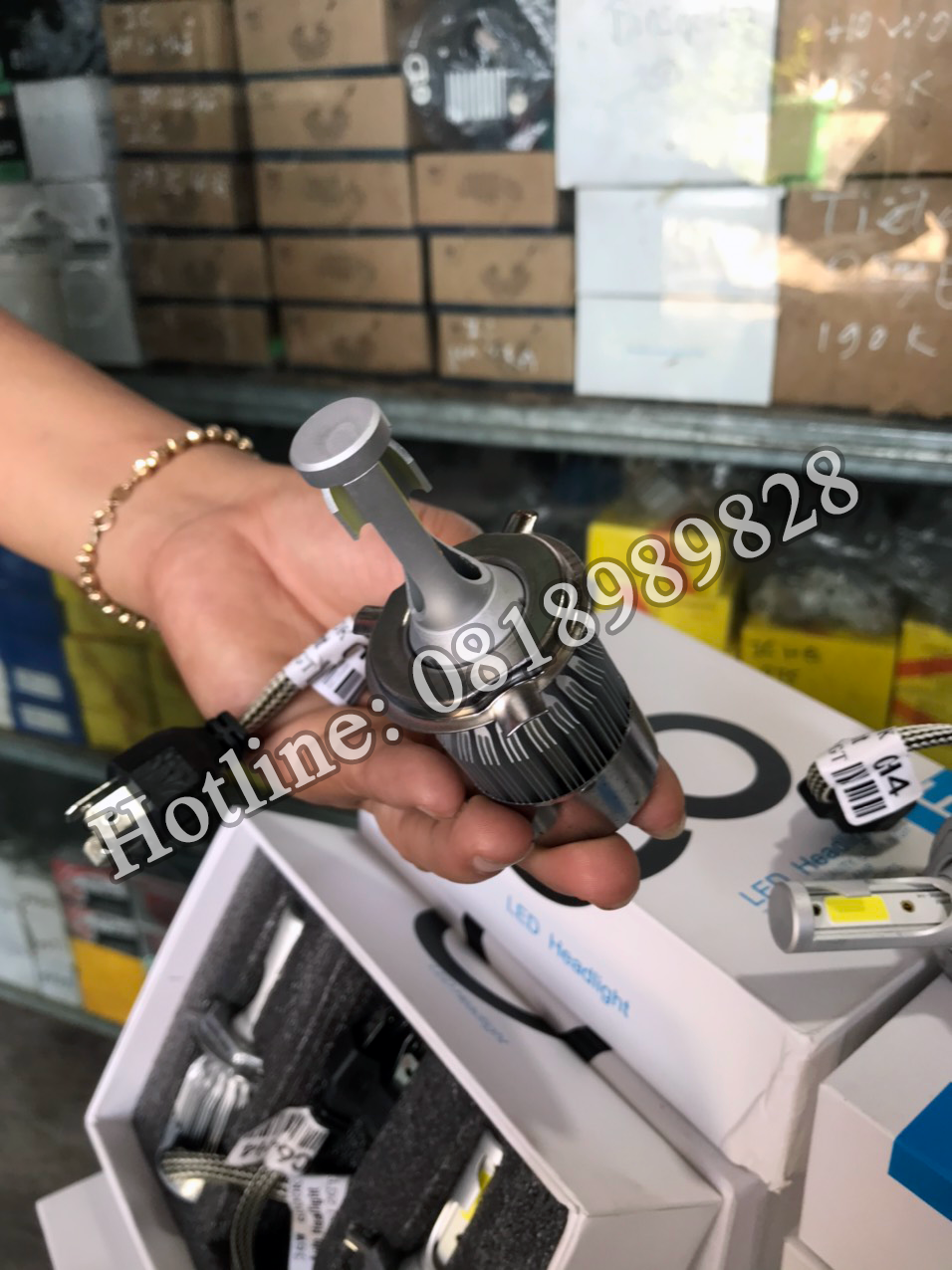 Đèn LED Headlight C6 chân H4 Phụ Kiện Khác-1