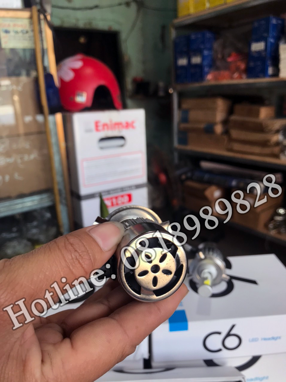 Đèn LED Headlight C6 chân H4 Phụ Kiện Khác-1