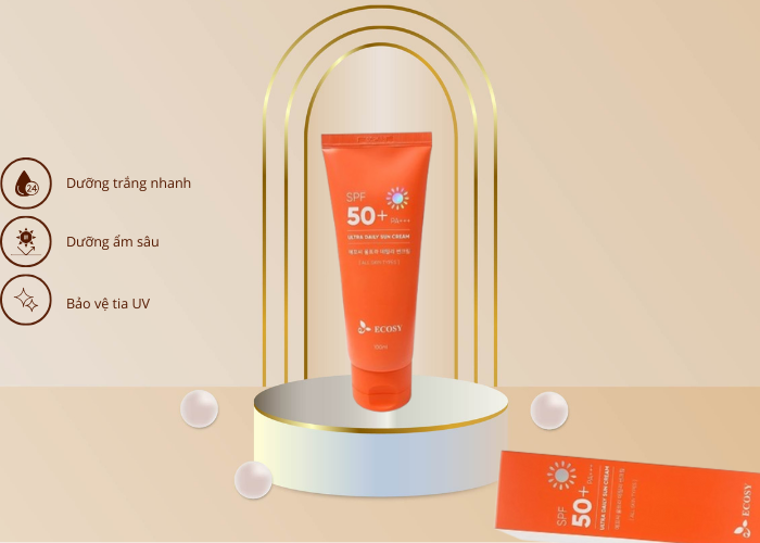 Kem chống nắng dưỡng ẩm Ecosy Ultra Daily Sun Cream Kem Chống Nắng-1