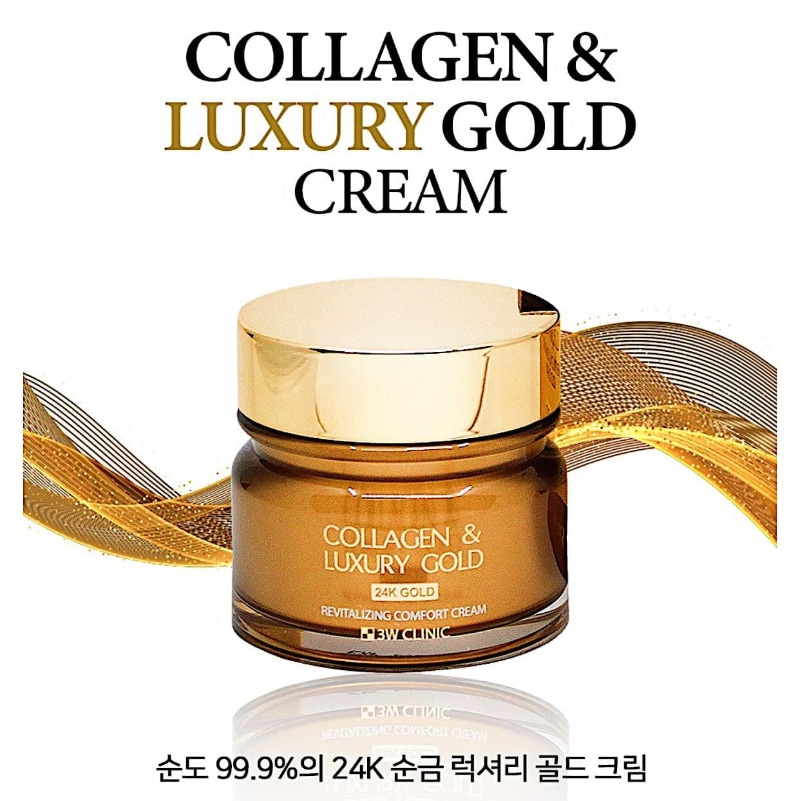 Kem Dưỡng Da 3W Clinic Collagen Luxury 24K Gold Hàn Quốc Dưỡng Da Mặt-1