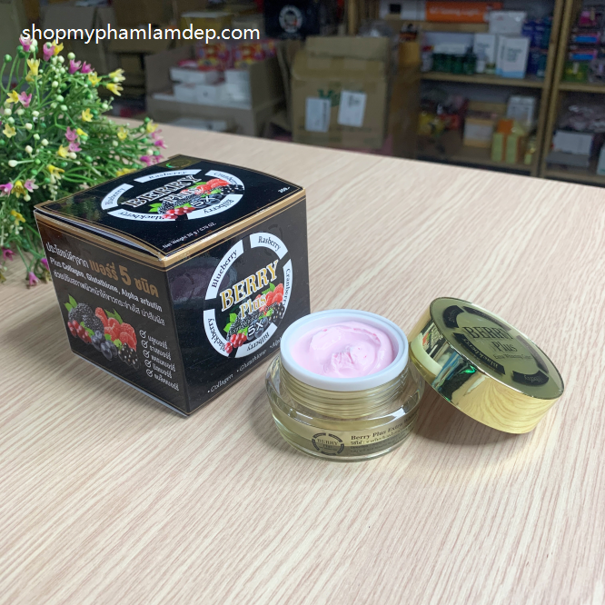 Kem Dưỡng Trắng Da Trị Nám Berry Plus Extra Whitening Cream Thái Lan 20g Dưỡng Da Mặt-1