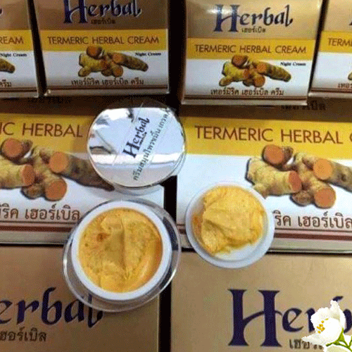 Kem Nghệ Trị Thâm Nám Dưỡng Trắng Da Herbal Thái Lan Dưỡng Da Mặt-1
