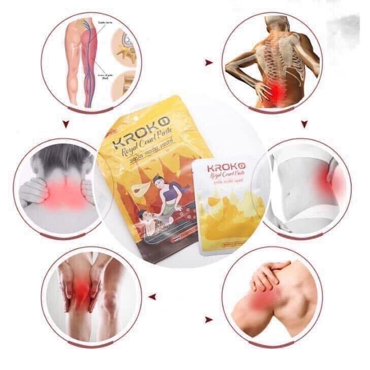 Miếng Dán Giảm Đau Thải Độc Cơ Thể Kroko Royal Court Paste Dưỡng Da Mặt-1