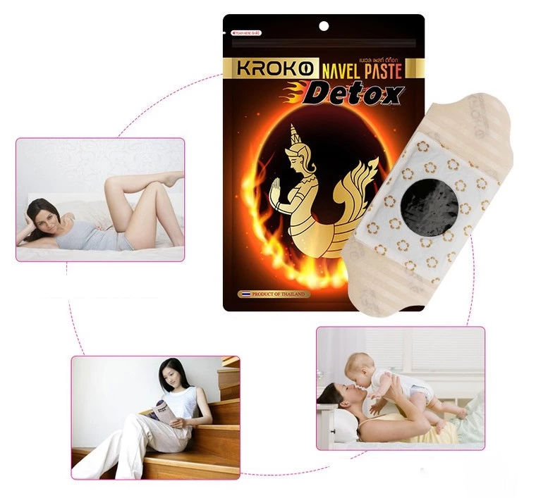 Miếng Dán Tan Mỡ Kroko Navel Paste Detox Tan mỡ Giảm cân-1