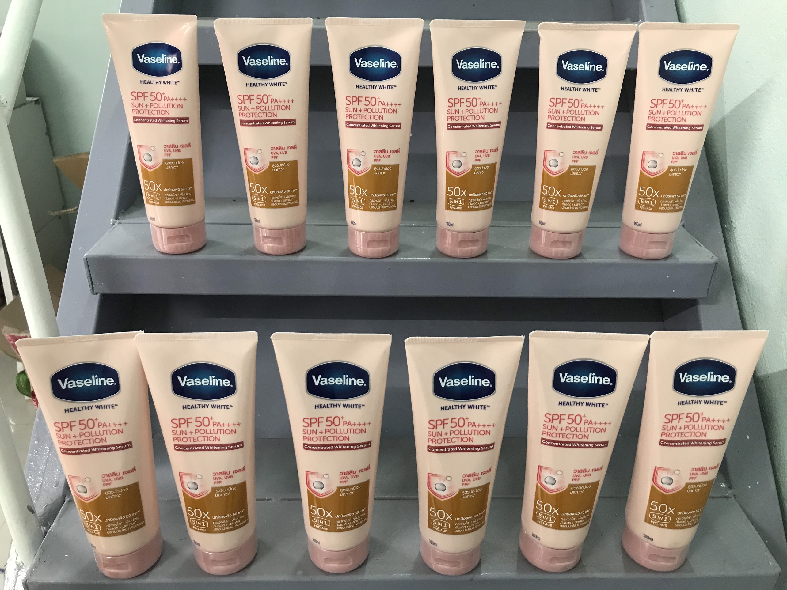 Serum Dưỡng Thể Vaseline Healthy White 50X SPF 50++ 180ml Thái Lan Dưỡng Da Mặt-1