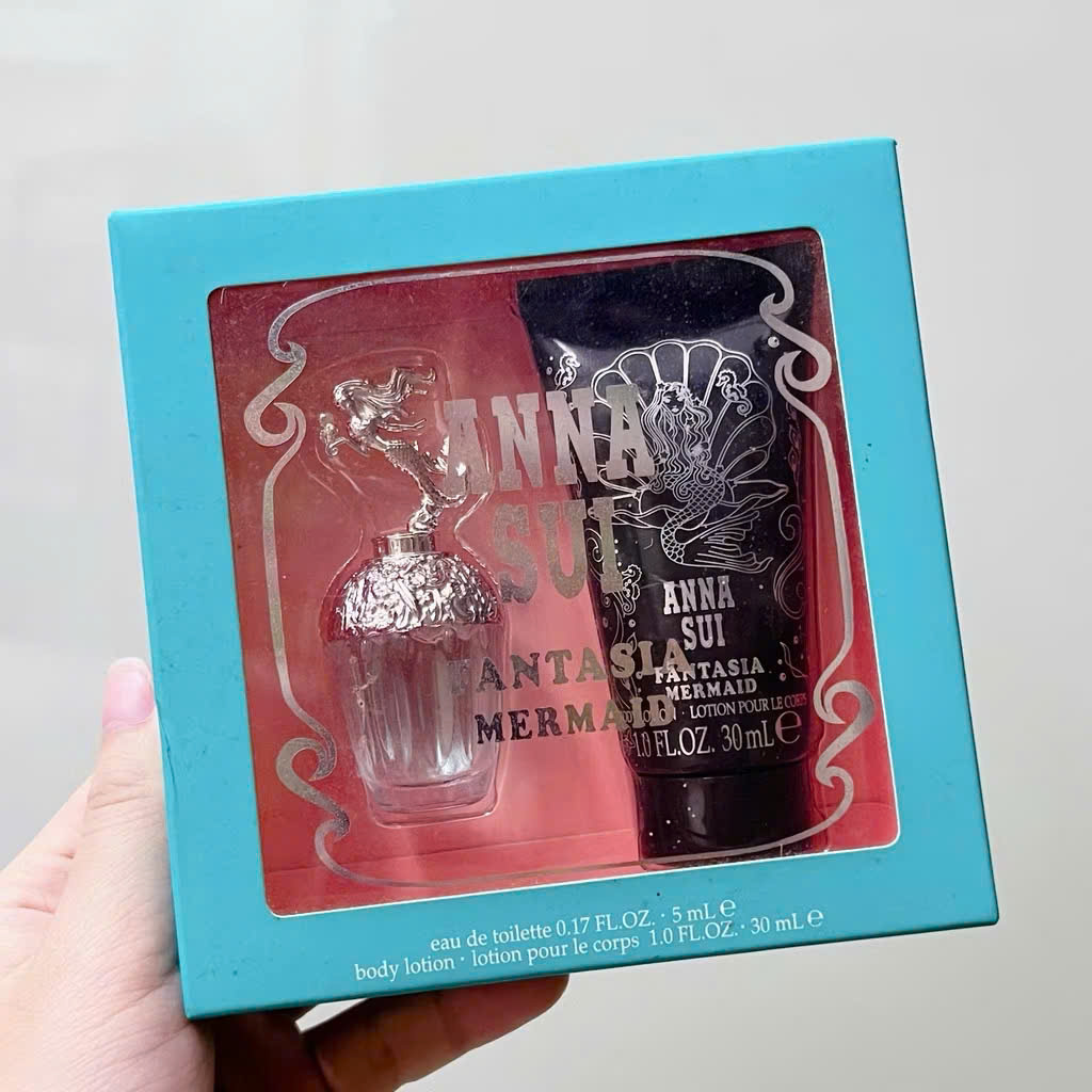 Set Nước hoa và Lotion ANNA SUI Fantasia 5ml Nước Hoa Nam - Nữ-1