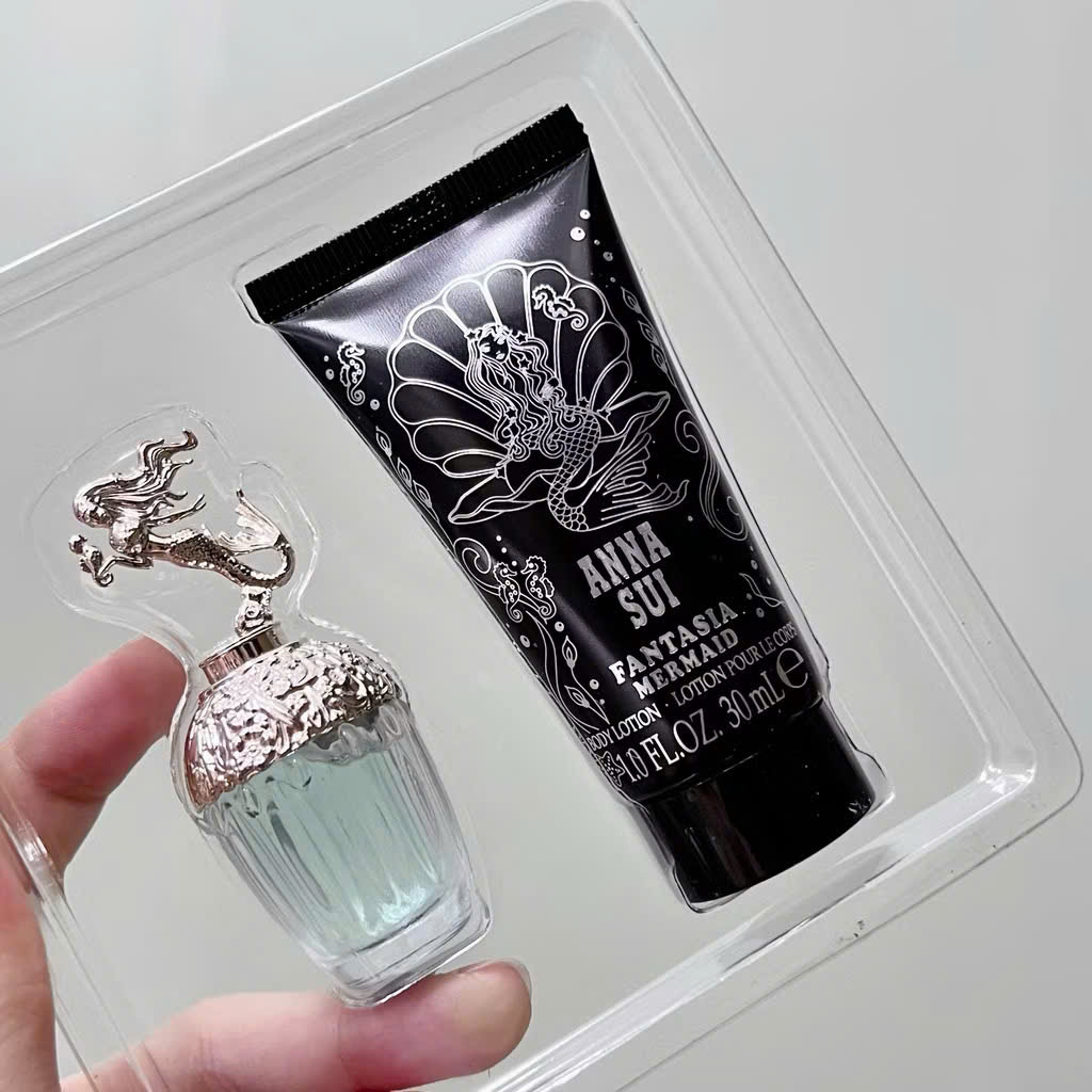 Set Nước hoa và Lotion ANNA SUI Fantasia 5ml Nước Hoa Nam - Nữ-1