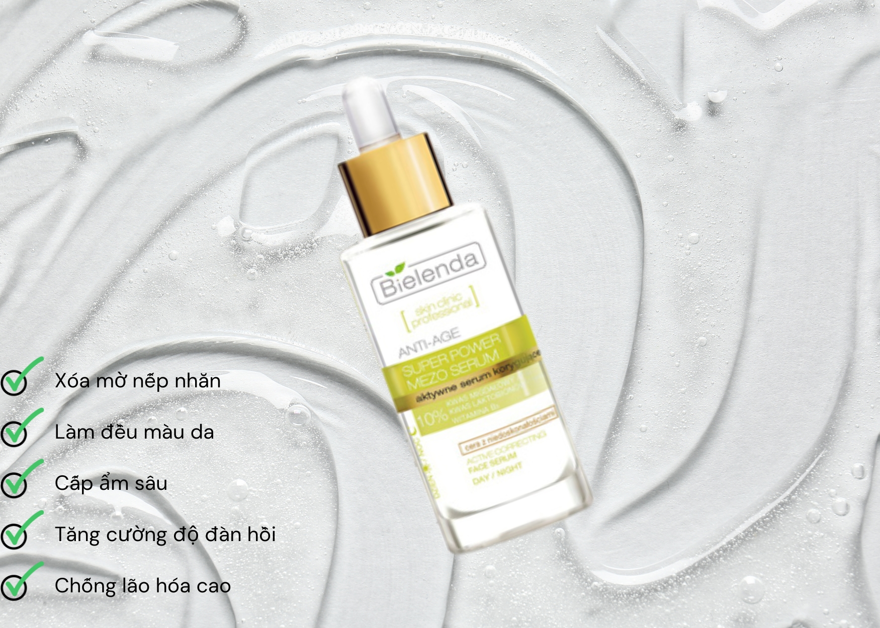 Serum xóa nếp nhăn sáng da Bielenda Dưỡng Da Mặt-1