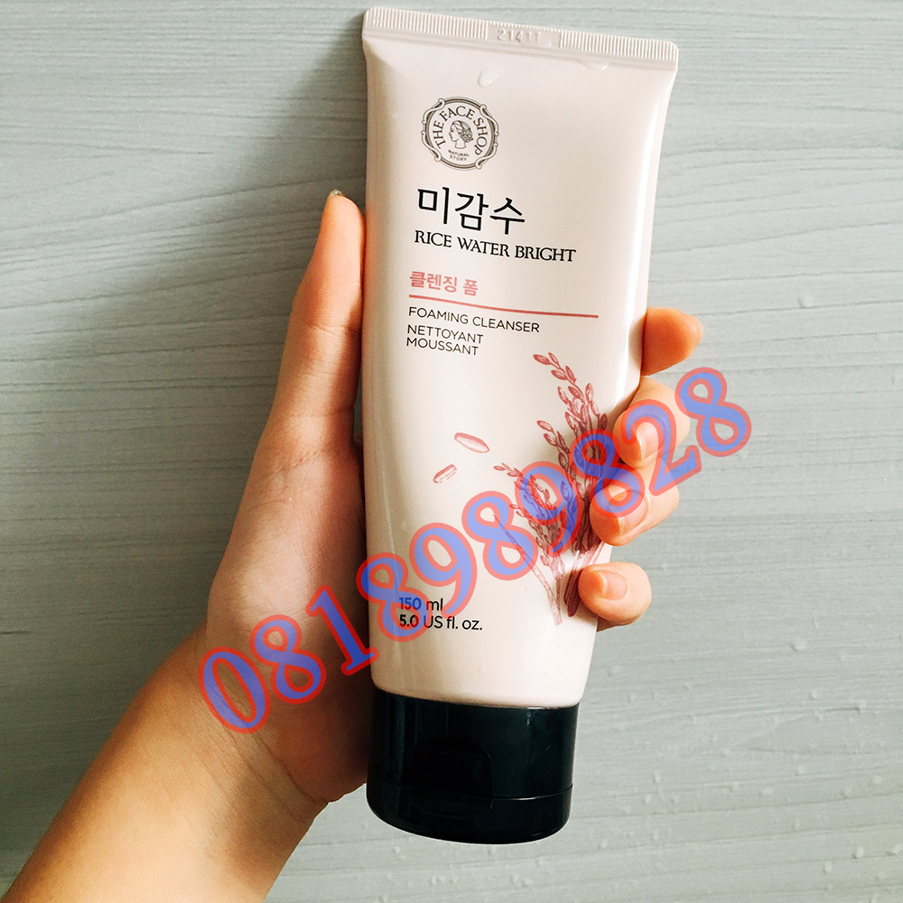 Sữa Rửa Mặt Gạo Hồng Rice Water Bright Cleansing Foam The Face Shop Sữa Rửa Mặt-1