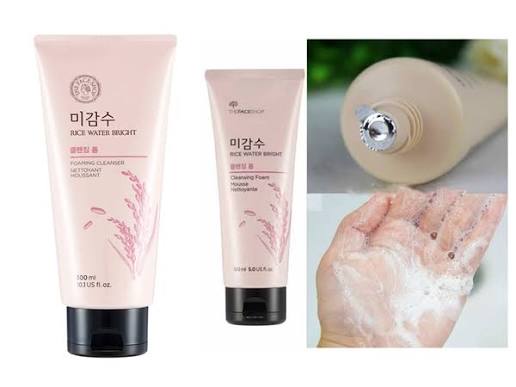 Sữa Rửa Mặt Gạo Hồng Rice Water Bright Cleansing Foam The Face Shop Sữa Rửa Mặt-1
