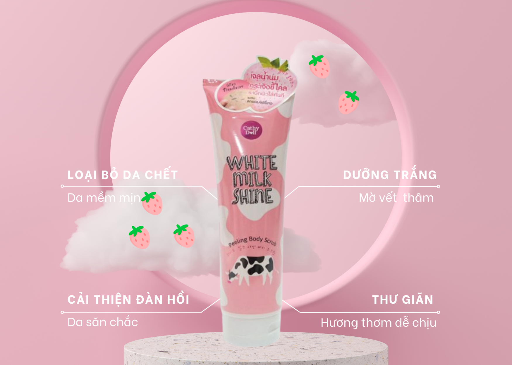 Tẩy tế bào chết White Milk Body Thái Lan Tẩy Bào Chết-1