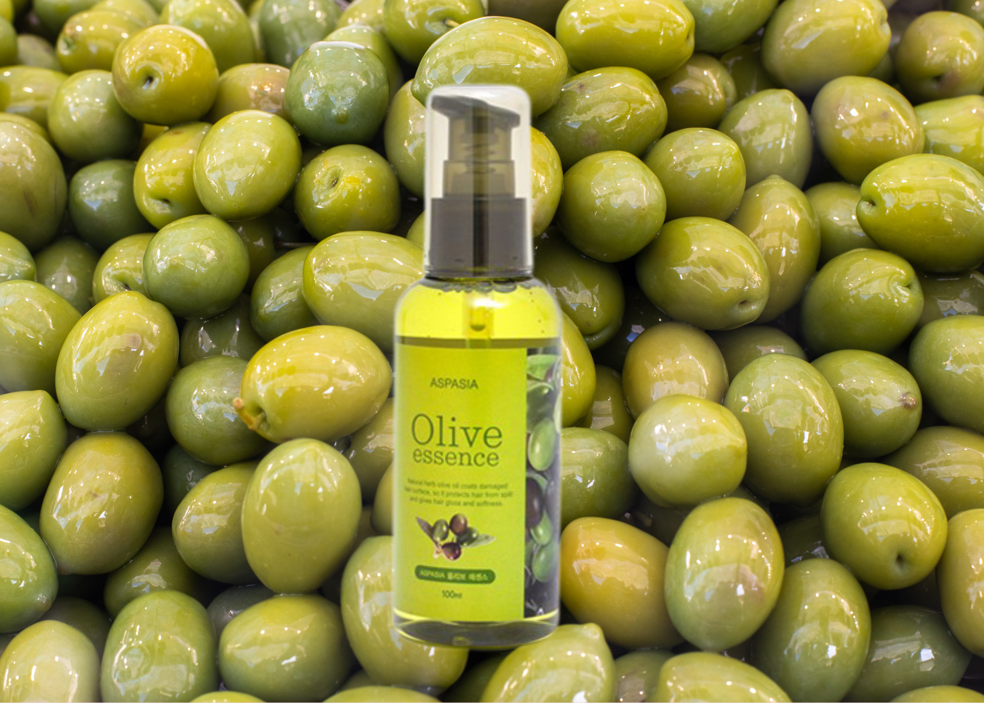 Tinh chất dưỡng tóc Oliu - Aspasia Olive Essence Hàn Quốc Ủ Tóc Dưỡng Tóc-1