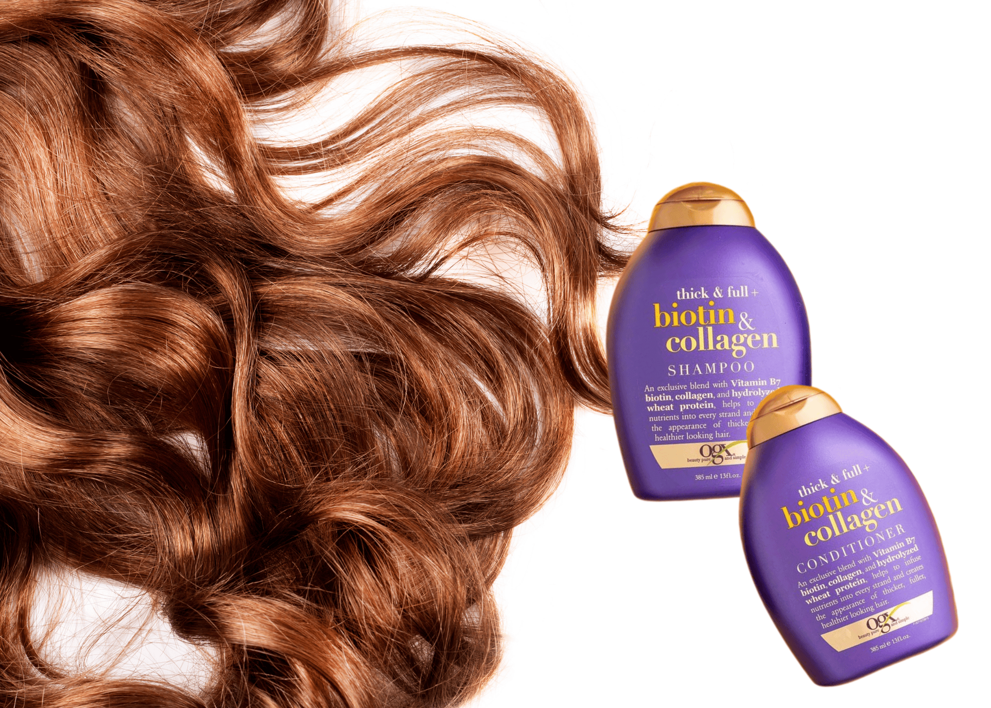 Bộ dầu gội xả chăm sóc tóc Biotin Collagen Organix Thick & Full Dầu Gội Dầu Xả-1