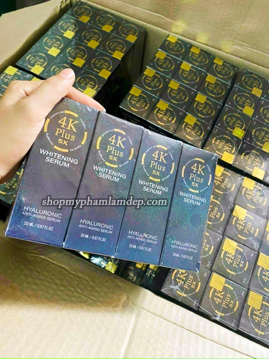 Serum 4K Plus 5X Whitening Thái Lan Dưỡng Da Mặt-1