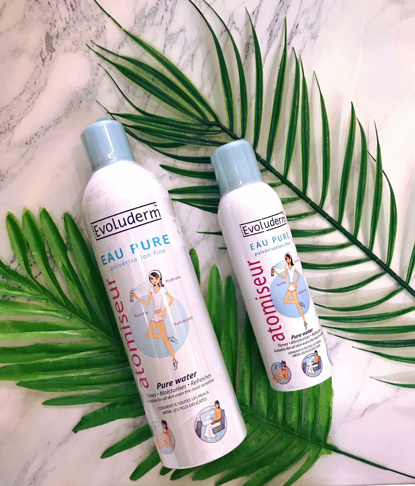 Xịt Khoáng Evoluderm Atomiseur Eau Pure 150ml Pháp Dưỡng Da Mặt-1