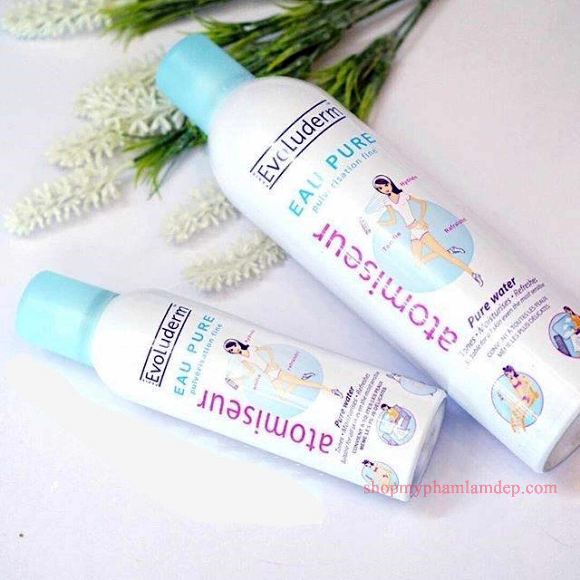 Xịt Khoáng Evoluderm Atomiseur Eau Pure 150ml Pháp Dưỡng Da Mặt-1