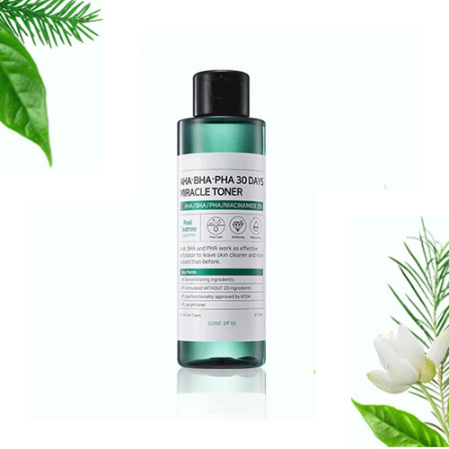 Nước Hoa Hồng Trị Mụn Tái Tạo Da Some By Mi AHA - BHA - PHA 30 Day Hàn Quốc