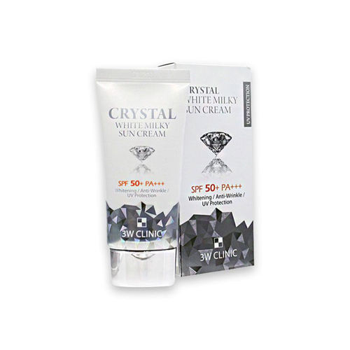 Kem Chống Nắng Crystal White Milky Sun Cream 3w Clinic