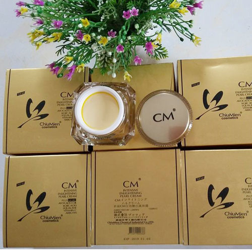 Kem Dưỡng Trắng Trị Nám Và Tàn Nhang Trân Châu Ngọc Trai Đỏ CM