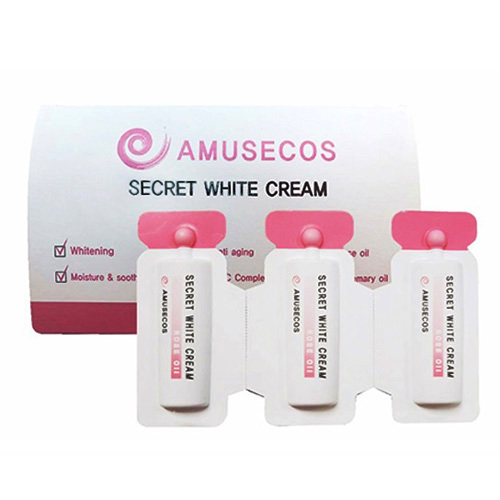 Gel Làm Hồng Và Se Khít Vùng Kín Amusecos Secret White Cream Rose Oil Hàn Quốc