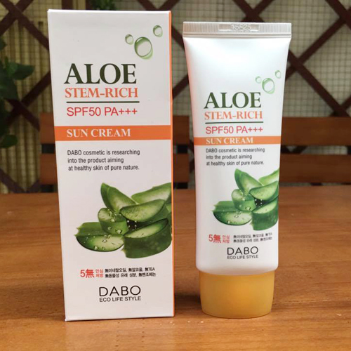 Kem Chống Nắng Chiết Xuất Lô Hội SPF 50+PA+++ Hàn Quốc