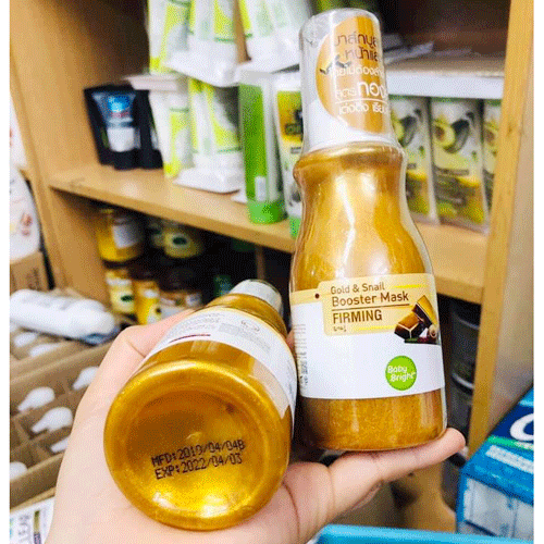 Mặt Nạ Vàng Dưỡng Trắng Da Ốc Sên 24K Thái Lan 140ml