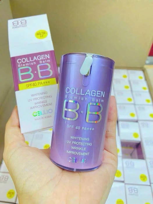 Kem Nền Cellio Collagen Blemish Balm B.B SPF 40 PA+++