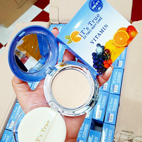 Phấn Nén Siêu Mịn Vitamin It True Ex Two Way Cake Vitamin 12g