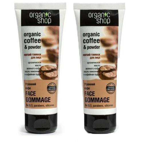 Tẩy Da Chết Mặt Organic Shop Organic Coffee & Powder