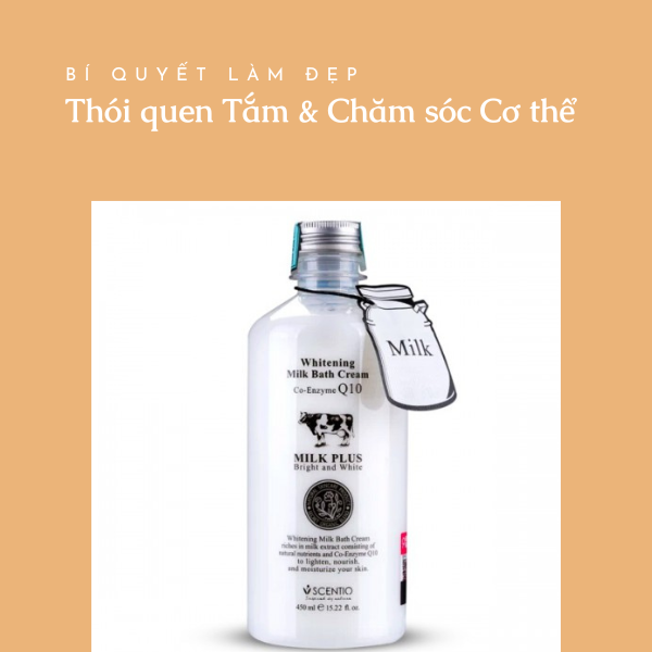 Sữa Tắm Beauty Buffet Scentio Milk Plus Whitening Q10-1