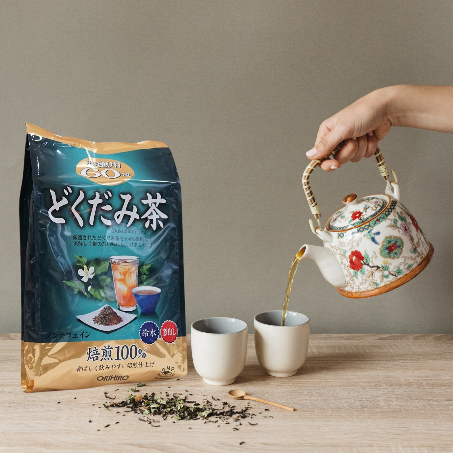 Trà diếp cá thải độc mát gan Orihiro-2