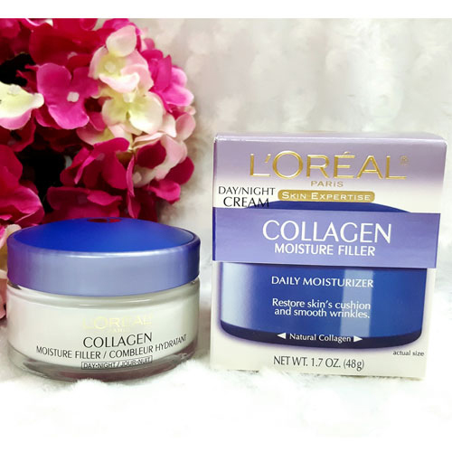 Kem Dưỡng Ẩm L’Oreal Collagen Moisturizer Filler Day-Night Cream 48g