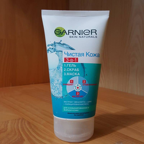 Gel Rửa Mặt Garnier Skin Natural 3 In 1 Nga 150ml