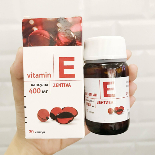 Viên Uống Vitamin E Zentiva Đẹp Da Ngăn Ngừa Lão Hóa Nga 400mg